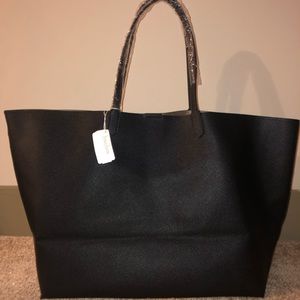 Neiman Marcus Large Saffiano Tote Bag